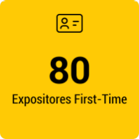 80 expositores firs-time