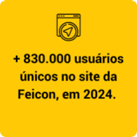 830 mil usuarios unicos no site da feicon em 2024
